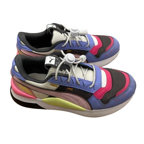 Puma Big Girls RS 2.0 Glowing Up PS Casual Sneakers Size 3 C R-system shoes - Picture 5 of 11